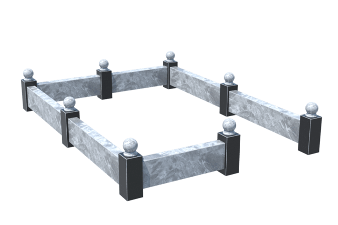 Цоколи на могилу в Ульяновске | Цоколь на могилу №0031