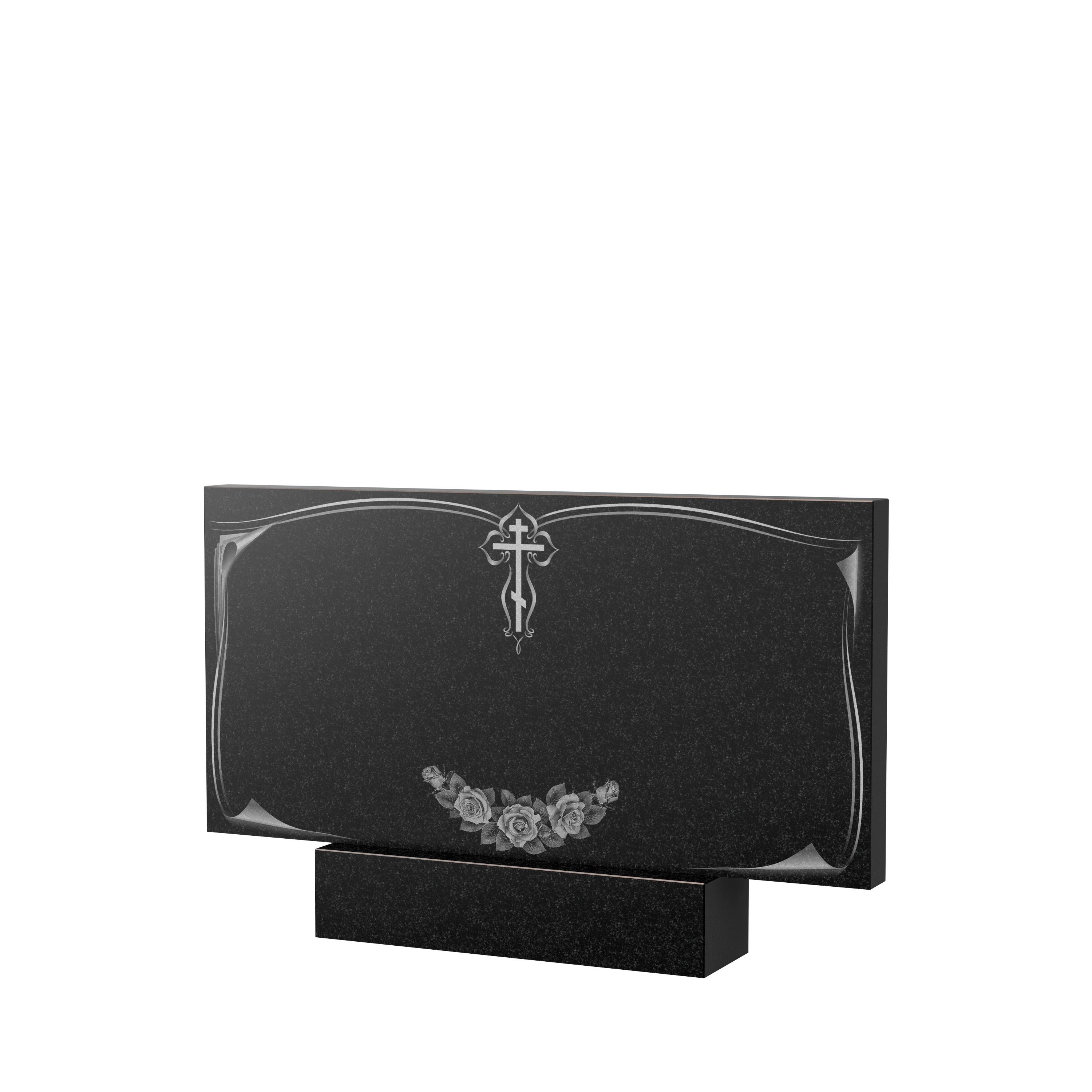 Художественное оформление памятника в Ульяновске | Художественное оформление на гранитную стелу, рисунок ГХО-001