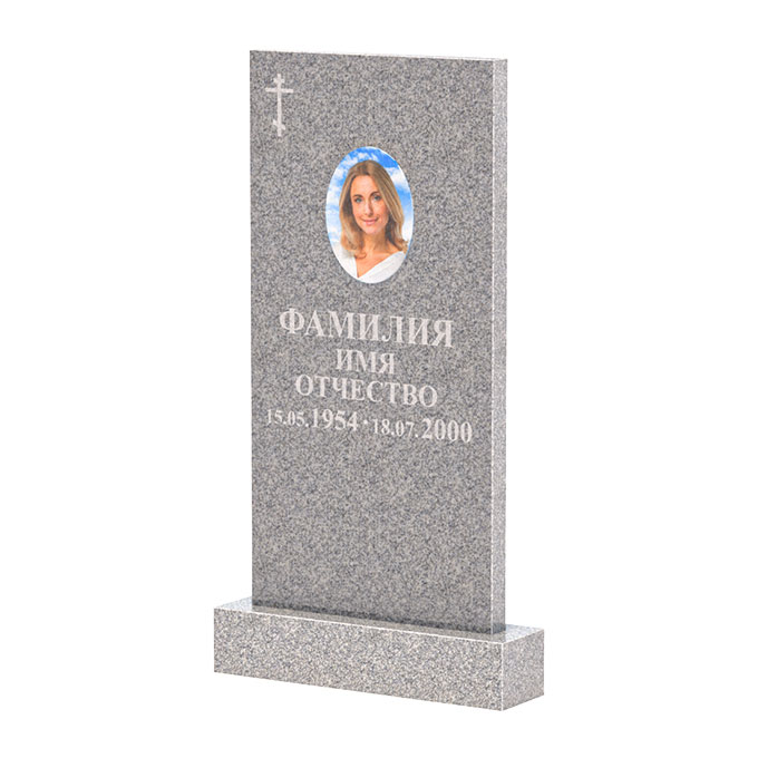 Памятники из цветного гранита в Ульяновске | Памятник из Сибирского гранита прямой