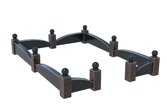 Цоколи на могилу в Ульяновске | Цоколь на могилу №0044