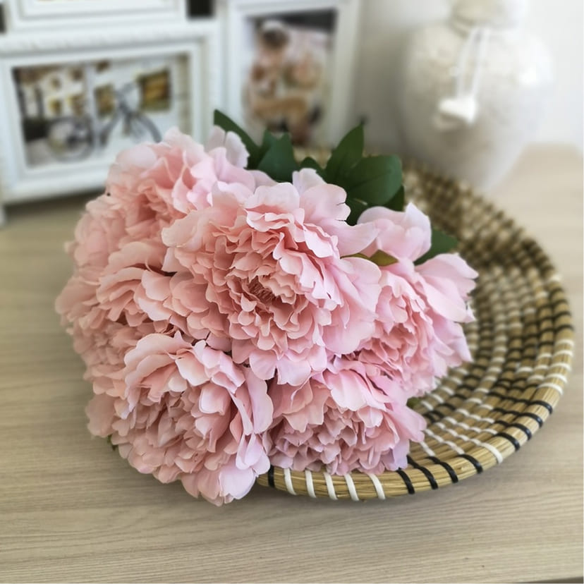 Искусственные цветы в Ульяновске | Цветы искусственные «Пионы», розовые, букет