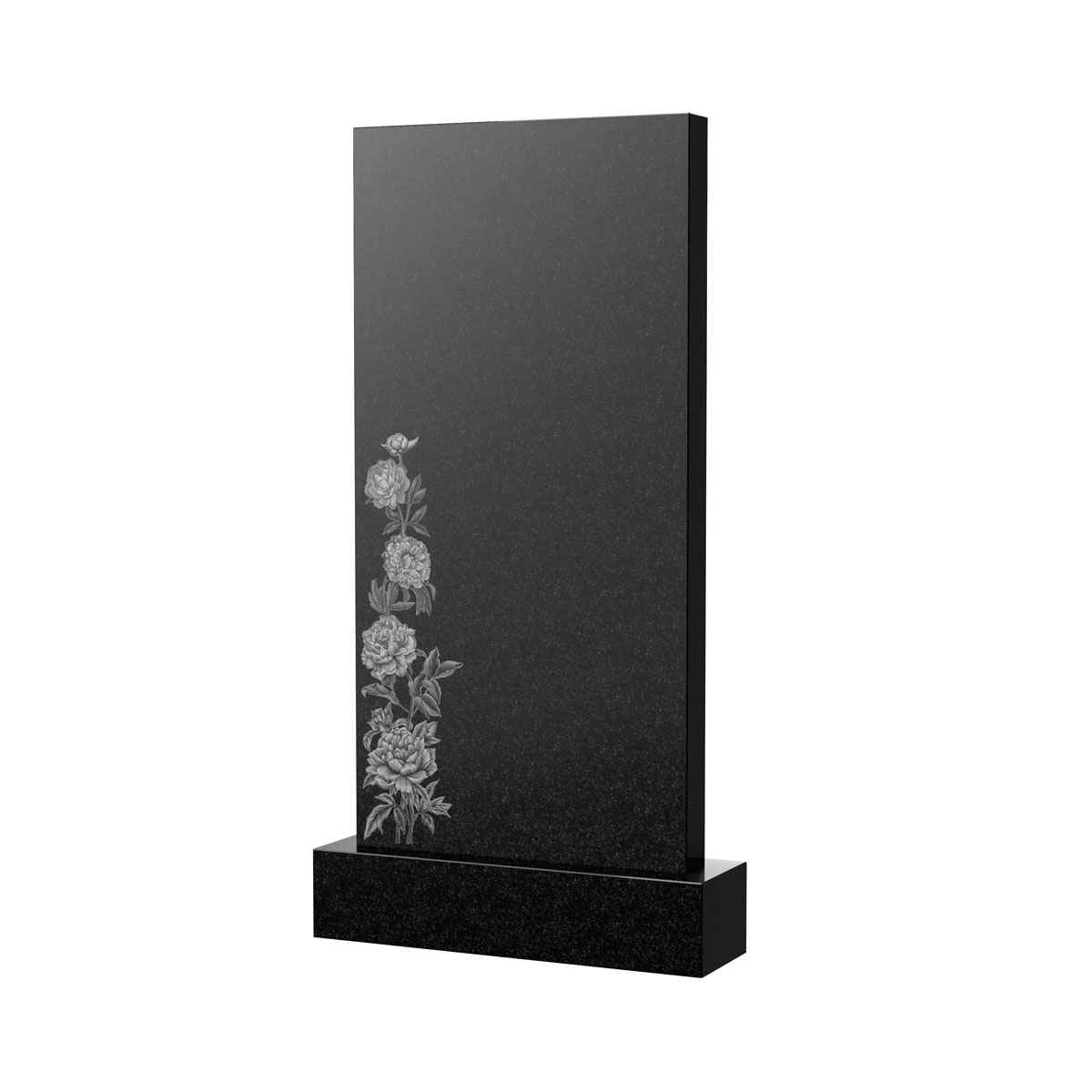 Художественное оформление памятника в Ульяновске | Художественное оформление на гранитную стелу, рисунок ВХО-059