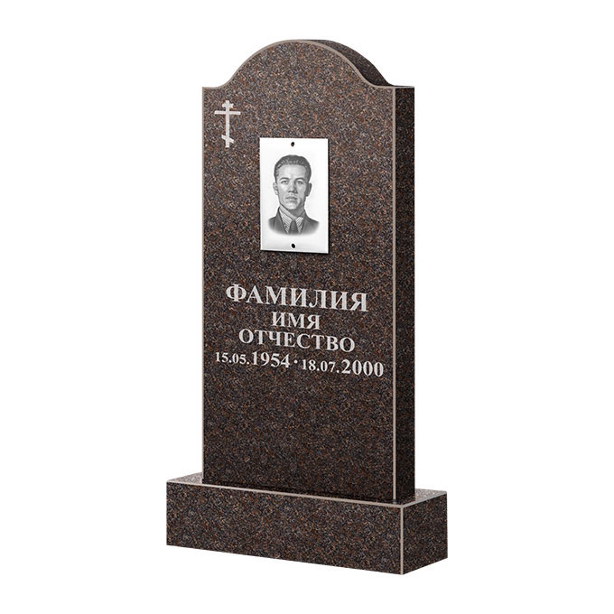 Памятники из цветного гранита в Ульяновске | Памятник из гранита Карел Brown ФГЦ-012