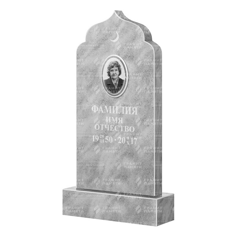 Бюджетные памятники в Ульяновске | Мраморный памятник ФМ-037