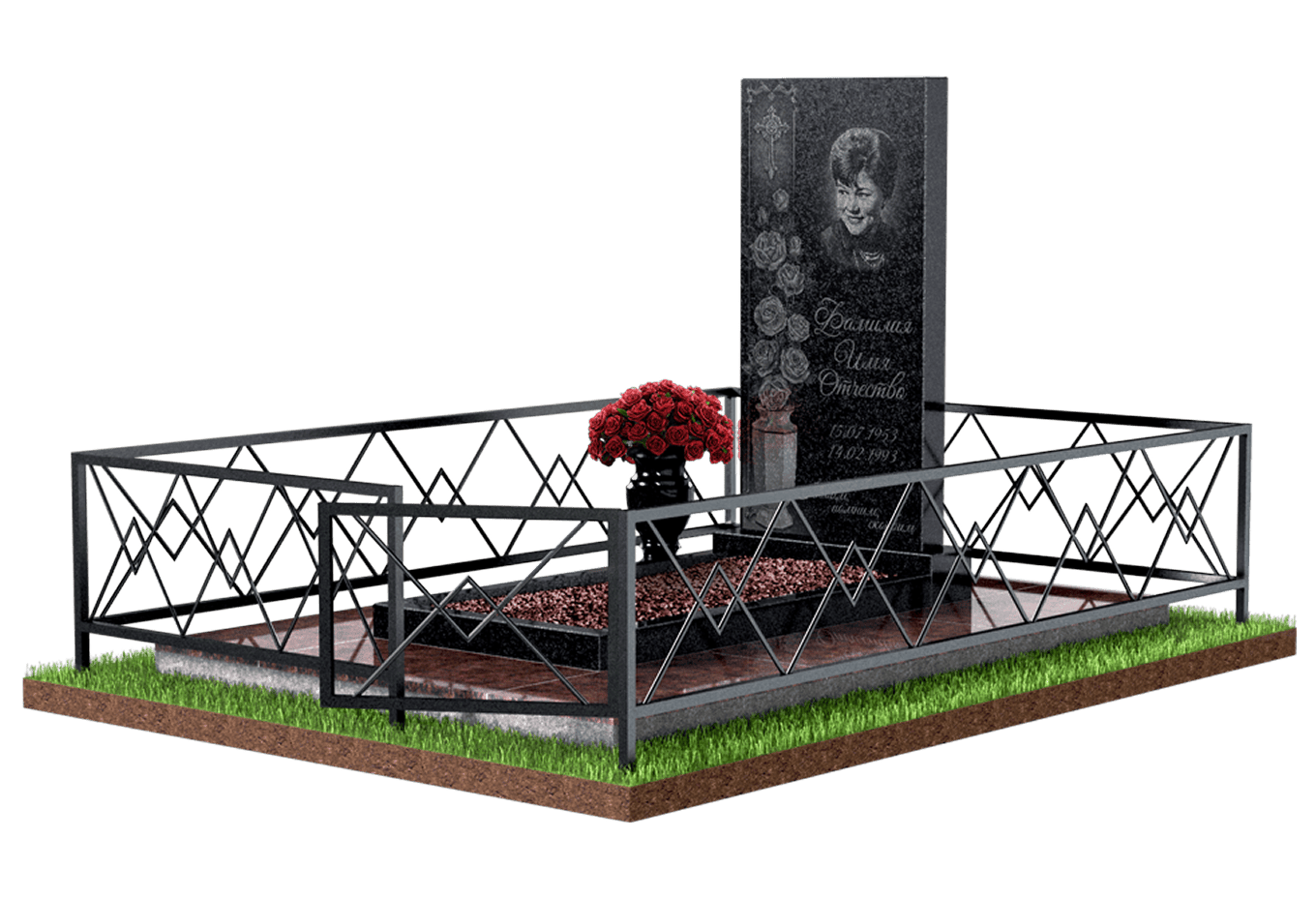 Благоустройство захоронения в Ульяновске