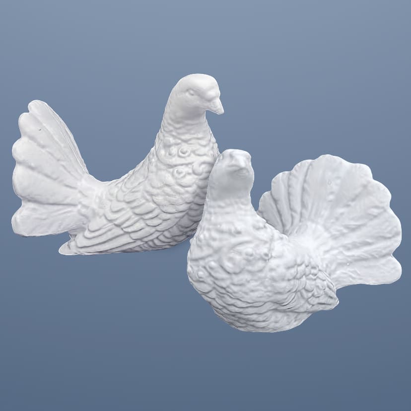 Скульптуры из искусственного мрамора в Ульяновске | Голубь пара