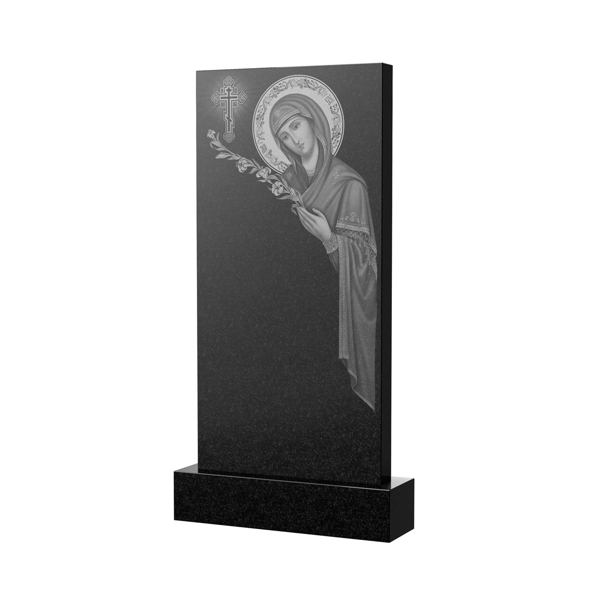 Художественное оформление памятника в Ульяновске | Художественное оформление на гранитную стелу, рисунок ВХО-035