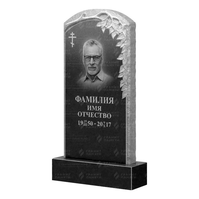 Памятники из гранита с деревом в Ульяновске | Гранитный памятник ФГ-107