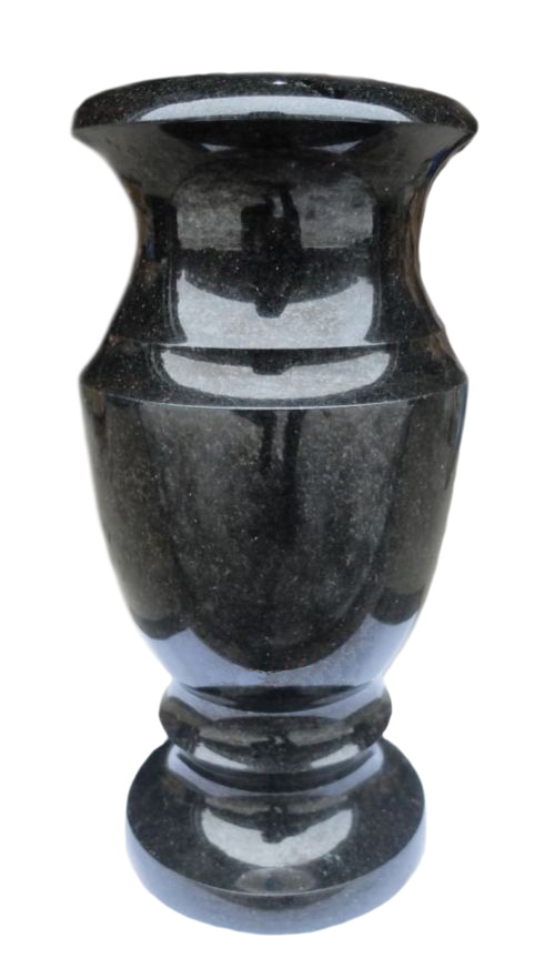 Вазы из камня в Ульяновске | Ваза гранитная «Габбро 40»