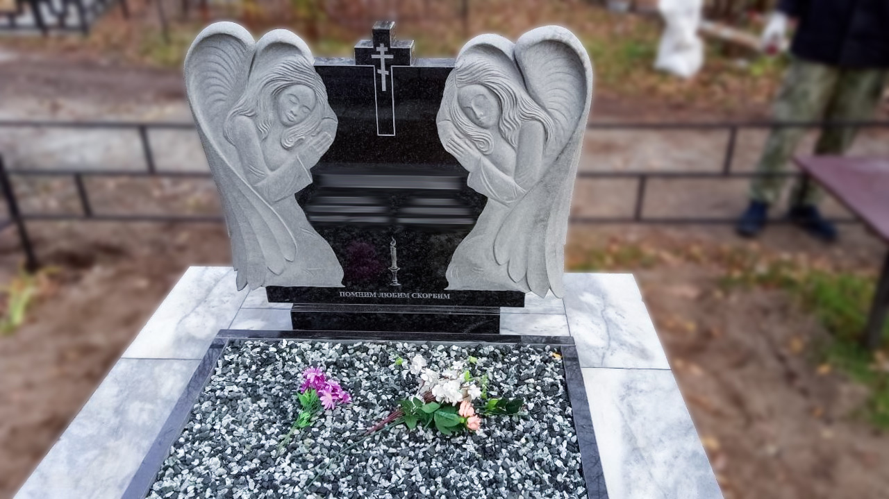 Памятник с ангелом на могилу: символ защиты и памяти о близких