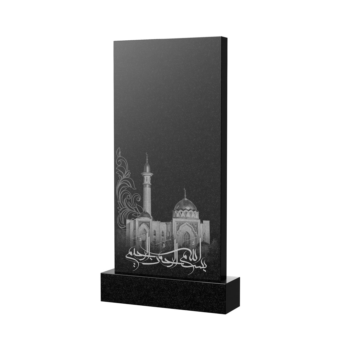 Художественное оформление памятника в Ульяновске | Художественное оформление на гранитную стелу, рисунок ВХО-046