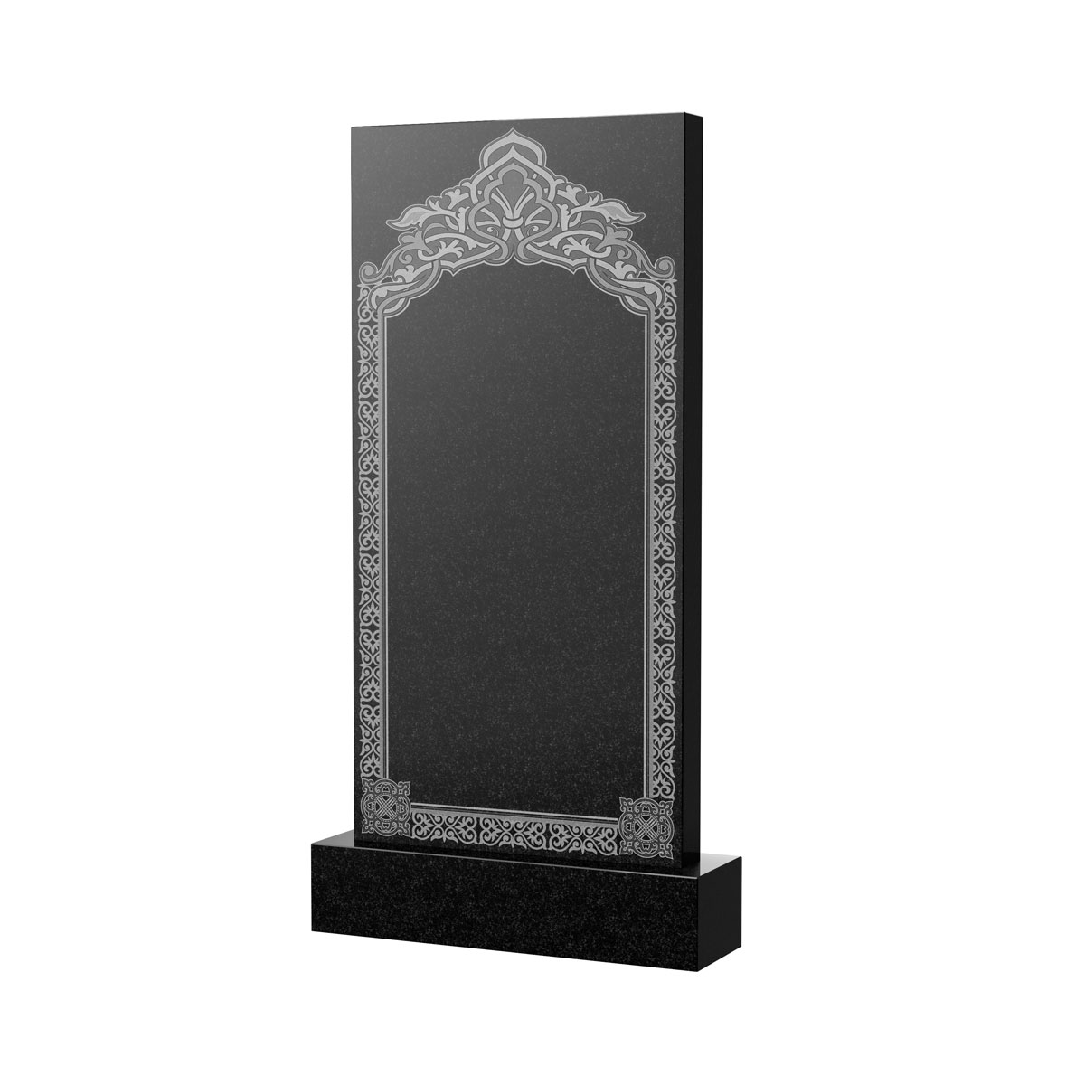 Художественное оформление памятника в Ульяновске | Художественное оформление на гранитную стелу, рисунок ВХО-044