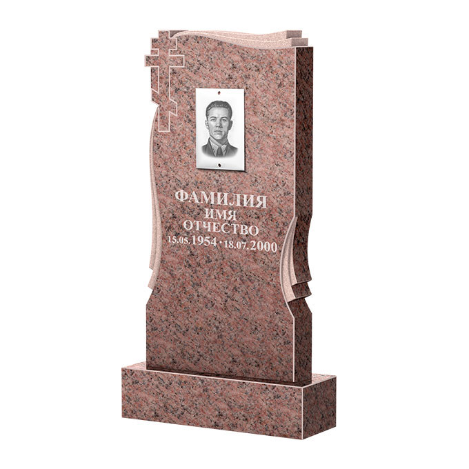 Гранитные памятники в Ульяновске | Памятник из гранита Розалия Pink ФГЦ-185