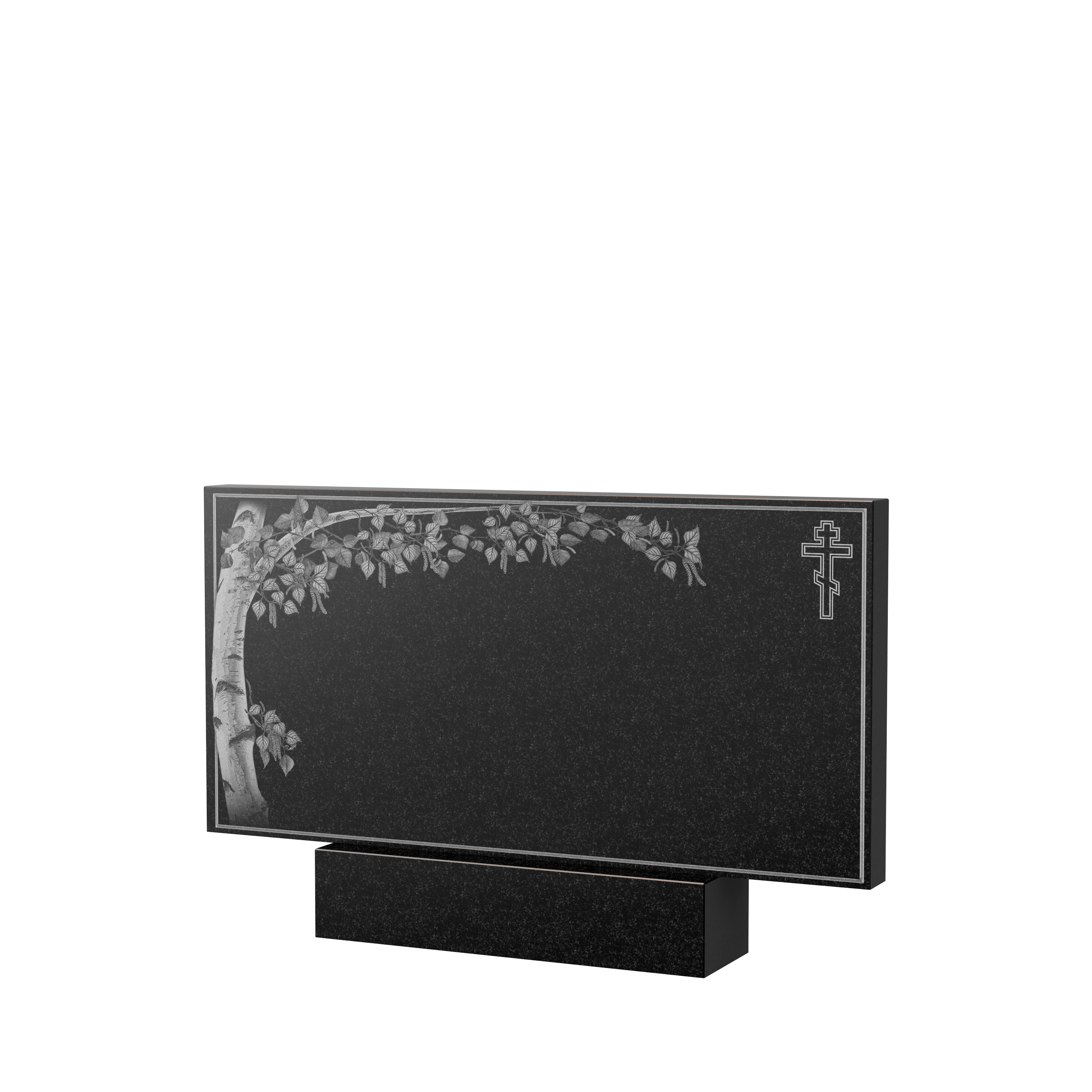 Художественное оформление памятника в Ульяновске | Художественное оформление на гранитную стелу, рисунок ГХО-005