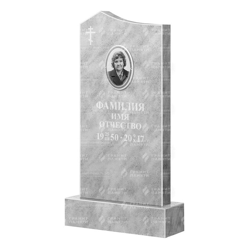 Бюджетные памятники в Ульяновске | Мраморный памятник ФМ-008