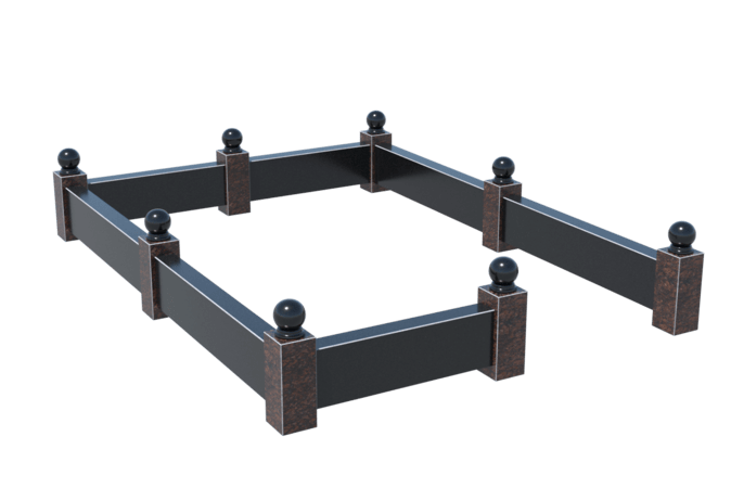 Цоколи на могилу в Ульяновске | Цоколь на могилу №0035