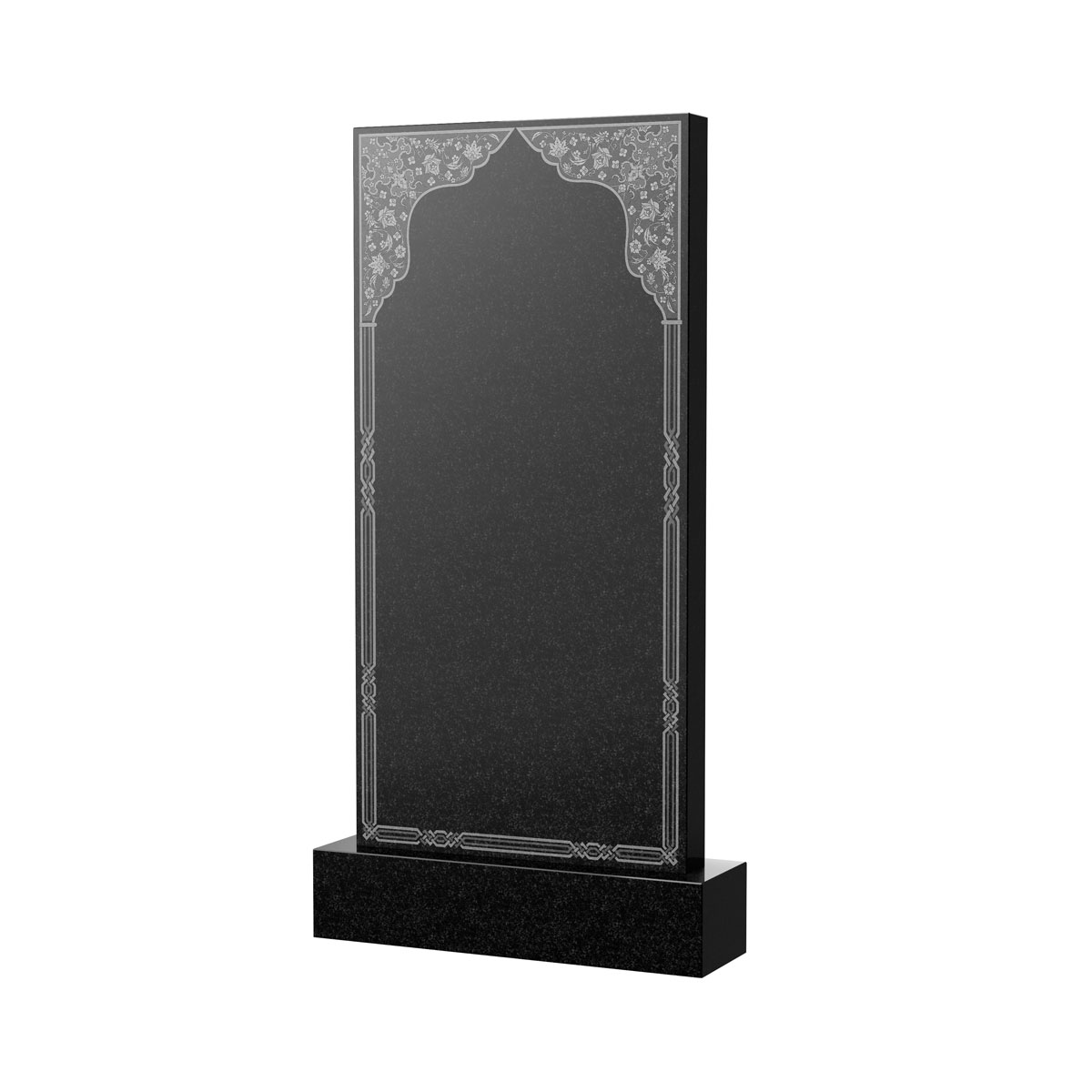 Художественное оформление памятника в Ульяновске | Художественное оформление на гранитную стелу, рисунок ВХО-042