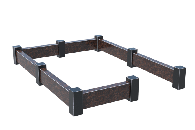 Цоколи на могилу в Ульяновске | Цоколь на могилу №0033