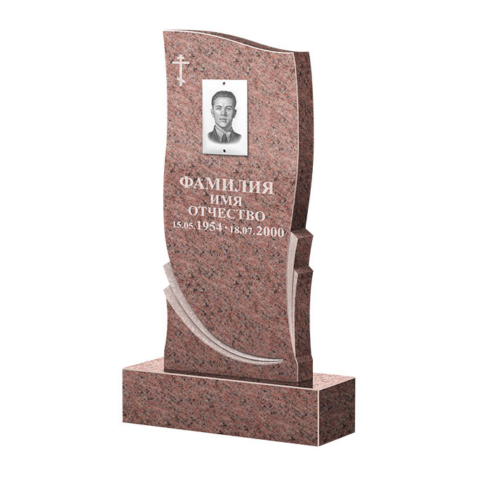 Гранитные памятники в Ульяновске | Памятник из гранита Розалия Pink ФГЦ-044