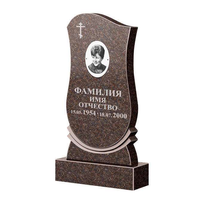 Гранитные памятники в Ульяновске | Памятник из гранита Карел Brown ФГЦ-056
