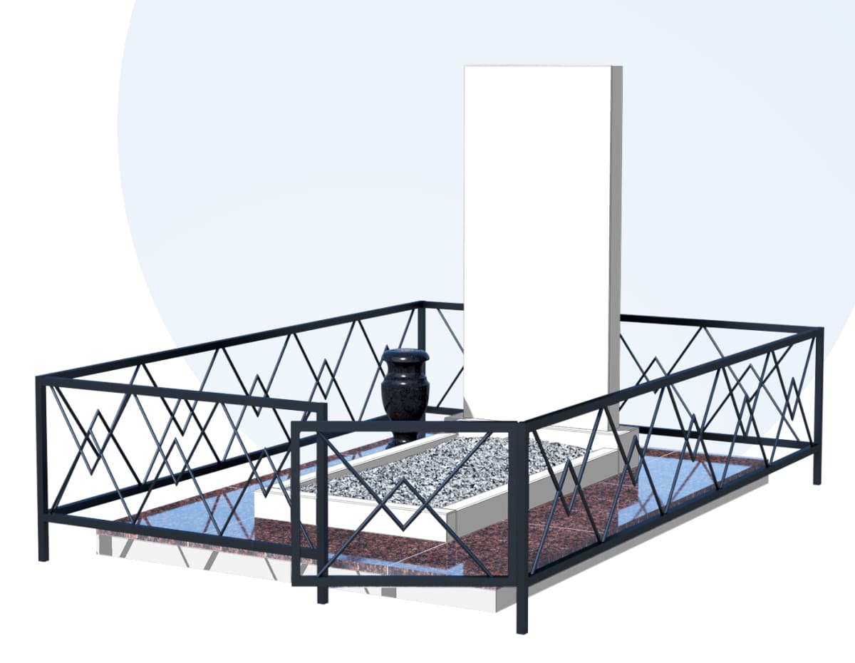Благоустройство захоронения в Ульяновске