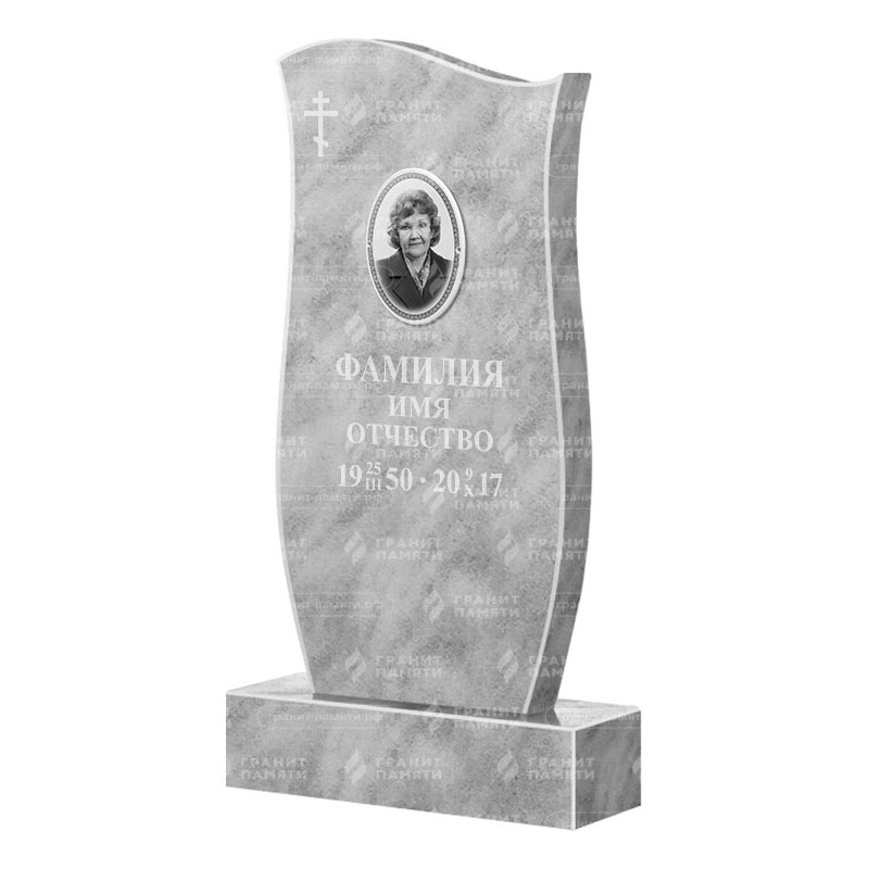 Бюджетные памятники в Ульяновске | Мраморный памятник ФМ-033