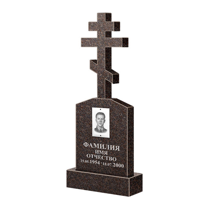 Гранитные памятники в Ульяновске | Памятник из гранита Карел Brown ФГЦ-099
