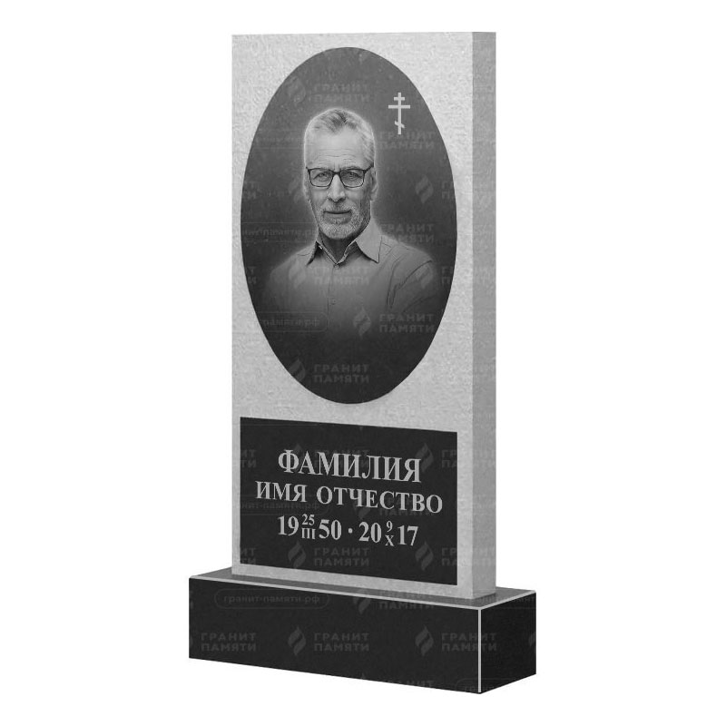 Памятники из гранита вертикальные в Ульяновске | Гранитный памятник ФГ-166