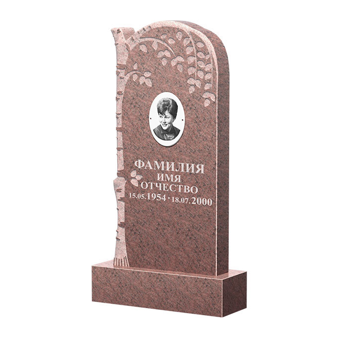 Гранитные памятники в Ульяновске | Памятник из гранита Розалия Pink ФГЦ-091