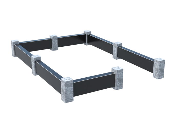 Цоколи на могилу в Ульяновске | Цоколь на могилу №0032