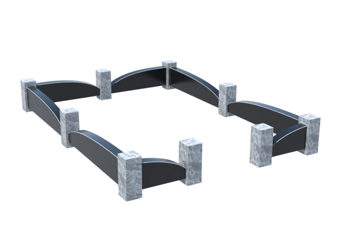 Цоколи на могилу в Ульяновске | Цоколь на могилу №0041