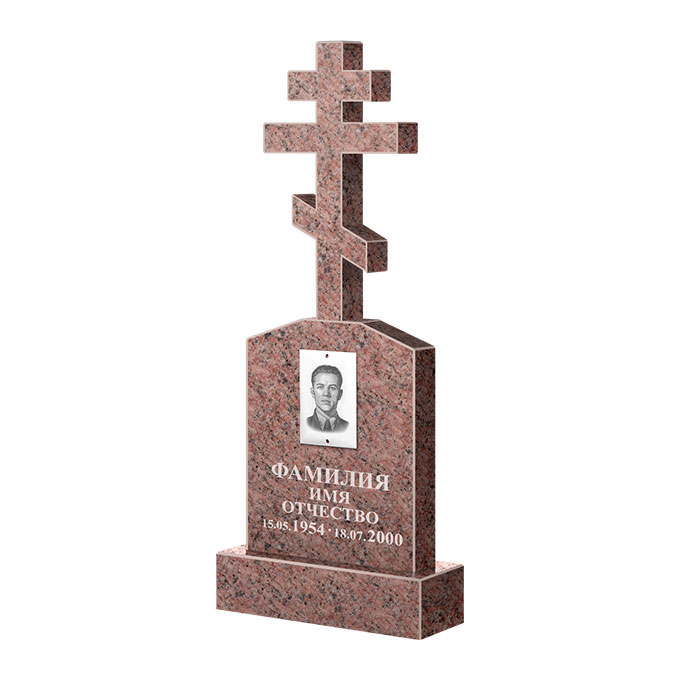 Гранитные памятники в Ульяновске | Памятник из гранита Розалия Pink ФГЦ-099