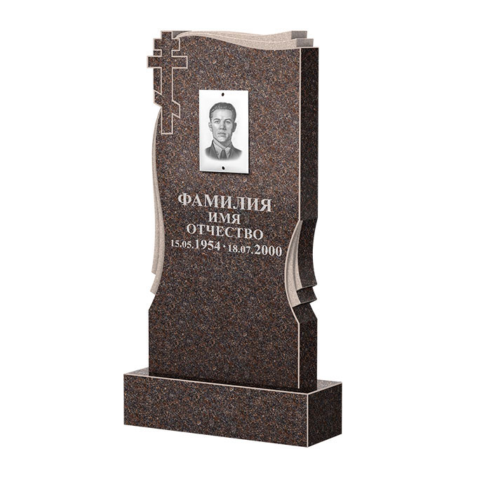 Гранитные памятники в Ульяновске | Памятник из гранита Карел Brown ФГЦ-185