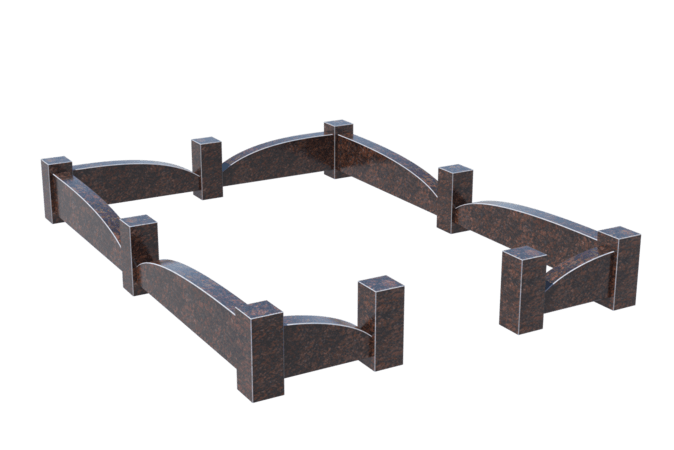 Цоколи на могилу в Ульяновске | Цоколь на могилу №0043