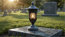 Гранитная лампада: вечный символ памяти и заботы